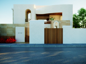 Modern villa model in modern Arabic style Model 3D