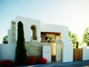 Modern villa model in modern Arabic style Model 3D