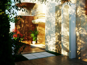 Modern villa model in modern Arabic style Model 3D