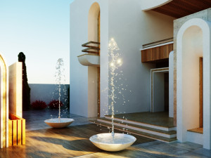 Modern villa model in modern Arabic style Model 3D