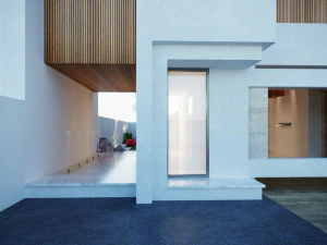 Modern model of a modern villa in the middle style 3D Model