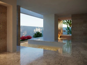 Modern model of a modern villa in the middle style 3D Model