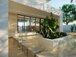 Modern model of a modern villa in the middle style Modèle 3D