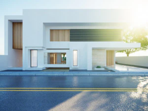 Modern model of a modern villa in the middle style 3D Model