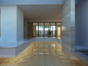 Modern model of a modern villa in the middle style Modèle 3D