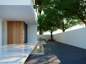 Modern model of a modern villa in the middle style 3D Model