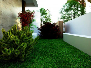 Modern villa curves 411 3D Model