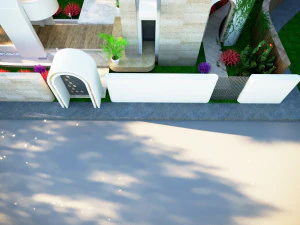 Modern villa curves 411 3D Model