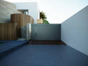 Modern villa curves 411 3D Model