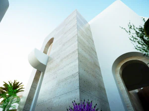 Modern villa curves 411 3D Model