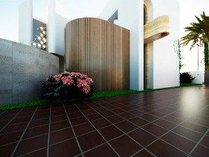 Modern villa curves 411 3D Model
