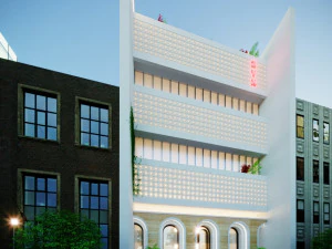 Modern administrative commercial building 3D Model