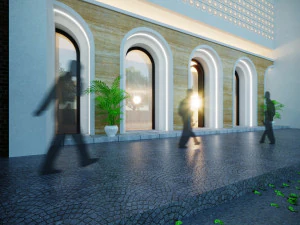 Modern administrative commercial building 3D Model