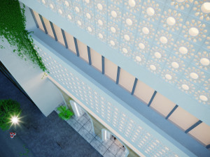 Modern administrative commercial building Modelo 3D