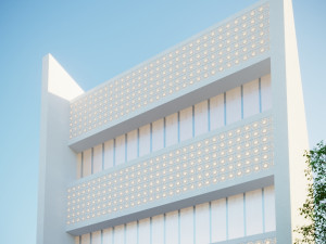Modern administrative commercial building Modelo 3D