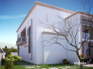 A model of a modern villa in the middle style Model 3D