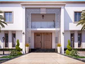 A model of a modern villa in the middle style Model 3D