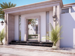 A model of a modern villa in the middle style Model 3D