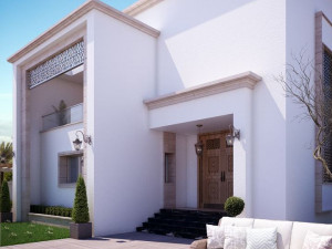 A model of a modern villa in the middle style Model 3D