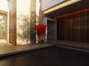 Modern villa model 256 3D Model