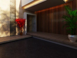Modern villa model 256 3D Model