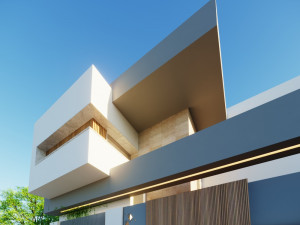 Modern villa model 256 3D 模型