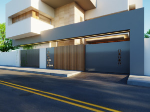 Modern villa model 256 3D 模型