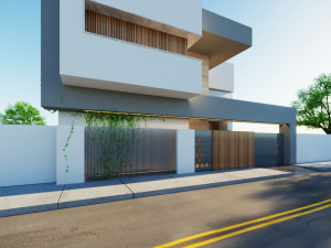 Modern villa model 256 3D Model