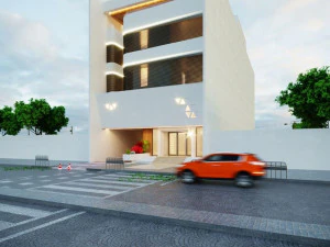 Commercial building 3D Model