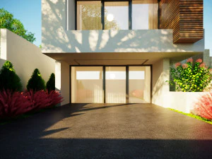 A model of a modern villa in the middle style 3D Model