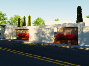 Modern villa model 666 3D Model