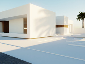 Modern villa model 666 3D Model