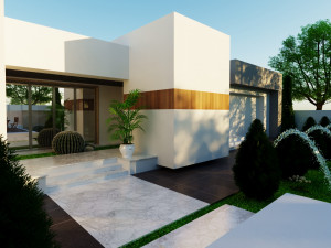 Modern villa model 666 3D Model