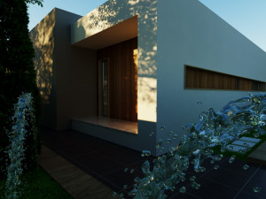 Modern villa model 666 3D Model