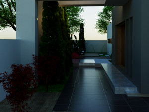 Modern villa model 666 3D Model