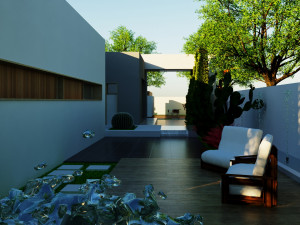 Modern villa model 666 3D Model