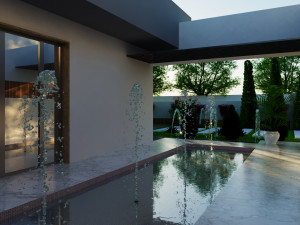 Modern villa model 666 3D Model