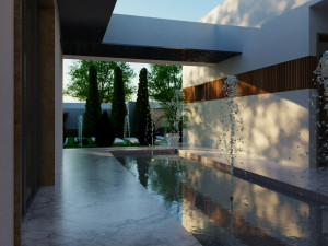 Modern villa model 666 3D Model