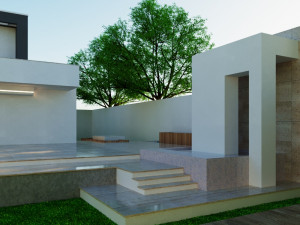 Modern villa model 1988 3D Модель