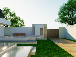 Modern villa model 1988 3D Модель