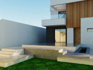 Modern villa model 1988 3D Model
