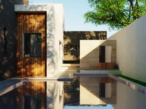 Modern villa model 1988 3D Model
