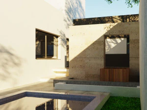 Modern villa model 1988 3D Model