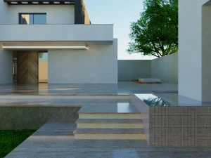 Modern villa model 1988 3D Model