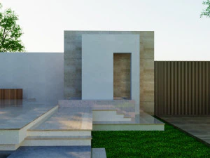 Modern villa model 1988 3D Model