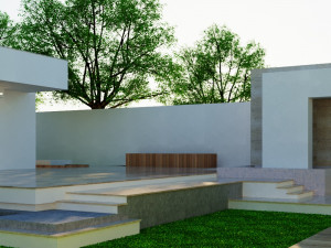 Modern villa model 1988 3D Модель