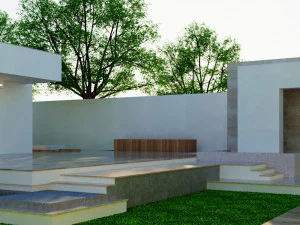 Modern villa model 1988 3D Model