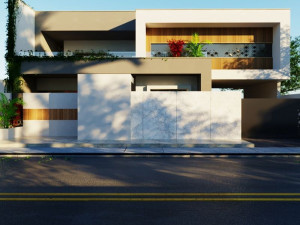Modern villa model zeyad Modèle 3D