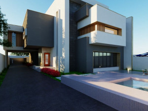 Modern villa model zeyad Modèle 3D