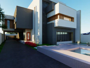 Modern villa model zeyad 3D Model